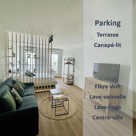 Alp Chartres - Grand Studio Avec Terrasse Et Parking Exterior foto