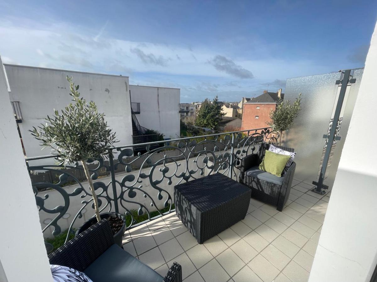 Alp Chartres - Grand Studio Avec Terrasse Et Parking Exterior foto